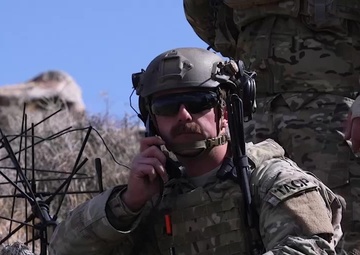 JTAC training at Fort Irwin National Training Center