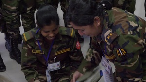 Soldiers Train During Exercise Shanti Doot 4