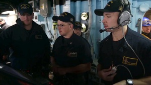 USS Antietam Departs Yokosuka, Japan