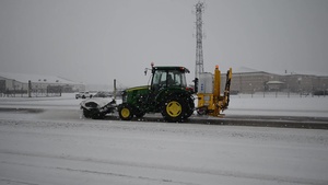 RAF Lakenheath Snow Footage