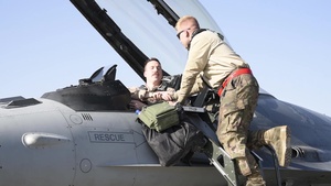 Fighting Falcons Suppress the Enemy with Airpower