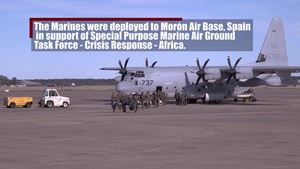 VMGR-252 Marines Return From Deployment