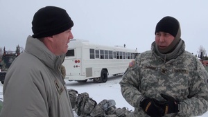 Distinguished Visitors see the interior of Alaska during Arctic Explorer 2018