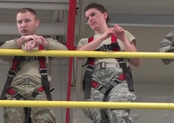 193 SOW Airmen Conduct Confined Spaces Training