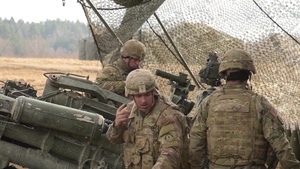 Dynamic Front 18 - 2nd Cavalry Regiment Fires Howitzer