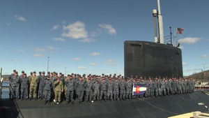 PCU Colorado (SSN 788) Sailors Gives a Shout to their Namesake state Colorado