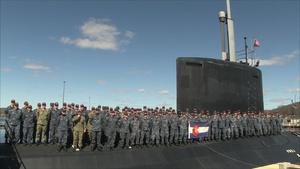 PCU Colorado (SSN 788) Sailors Gives a Shout to Their Namesake State Colorado