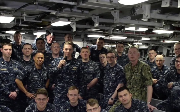PCU Colorado (SSN 788) Sailors Gives a Shout to Their Namesake State Colorado