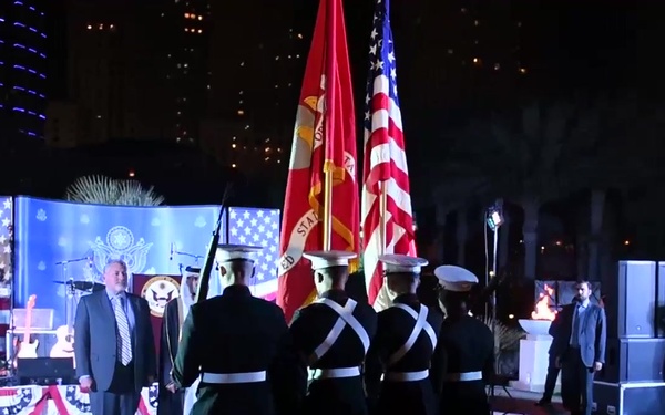 BROLL: AFCENT BAND ROCKS 2018 U.S. NATIONAL DAY in the UAE