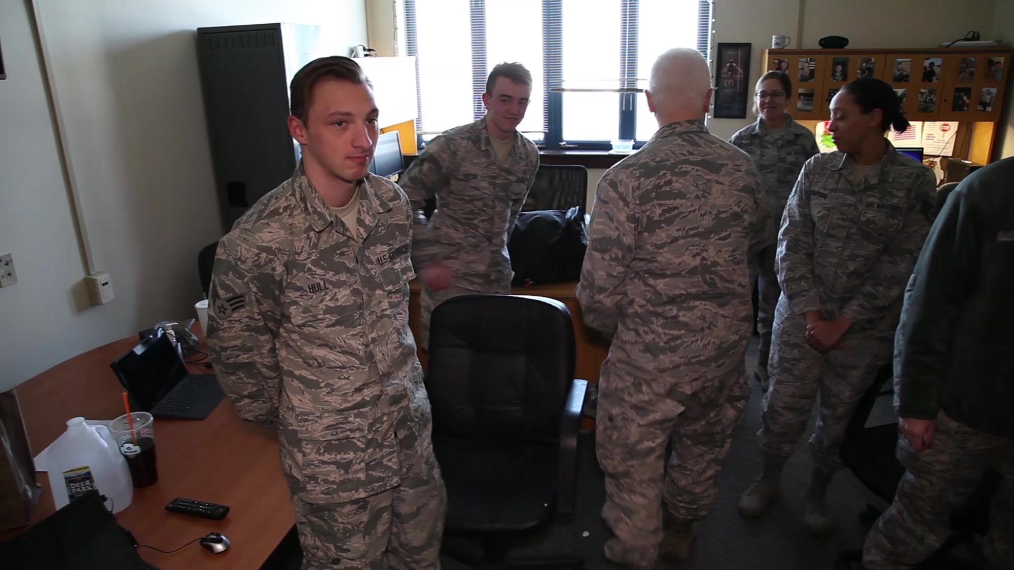The visit here March 11, 2018, was more about the Airmen than the air base, allowing men and women of the 111th Attack Wing an up close opportunity to showcase the diverse missions the unit brings to support needs of the community as well as project globally when called to do so. Always ready, always there. (U.S. Air National Guard video by Master Sgt. George Roach)