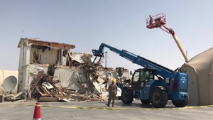 Time Lapse: 380th Civil Engineers Tears Down Building on ADAB