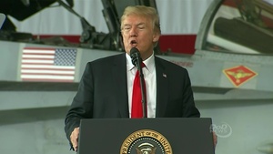 Trump Addresses Troops at Miramar Air Station