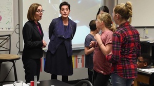 Governor Kate Brown visits 173rd Fighter Wing