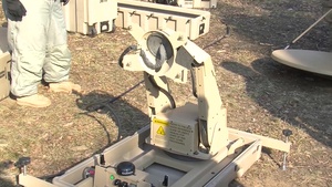 The 21st Theater Sustainment Command training in freezing temeratures