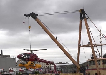 Helicopter Crash Recovery Operation New York City