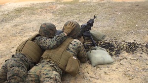 Headquarters Battery m240B Range