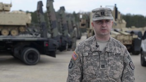 NC Guard Abrams Tanks and Bradley Fighting Vehicles on I-95