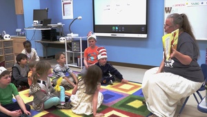 Military students played math, literature games at Seussville Night (Package/Pkg)