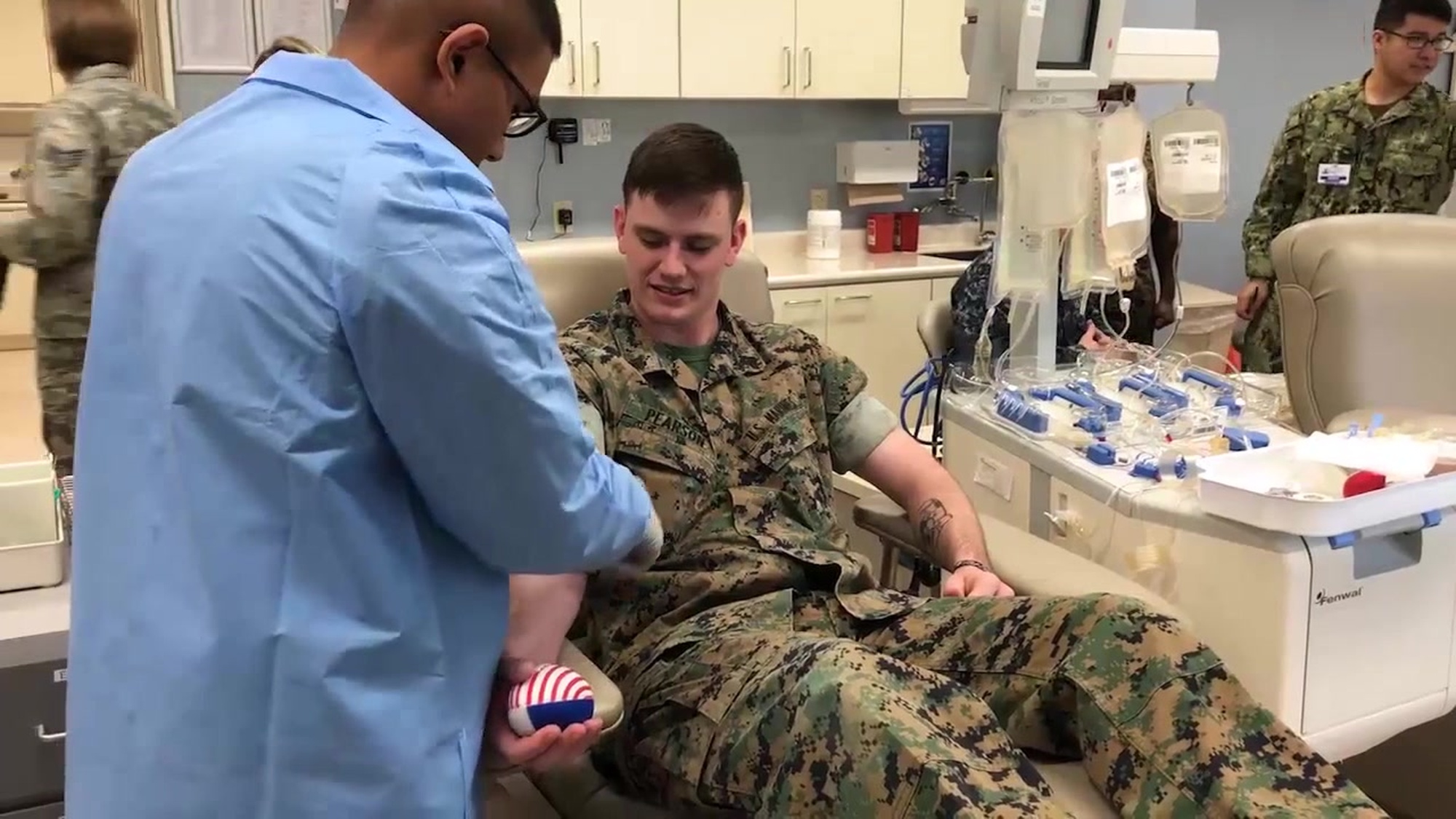 The U-s Pacific Command Armed Services Blood Bank Center or US-PAC-COM-ASBBC (AS-BEC) on Okinawa supports the region with blood and blood products. Air Force Staff Sergeant Stacy Buckley tells us how this helps save lives.