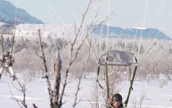 U.S. Army and Air Force SOF conduct winter warfare training above the Arctic Circle