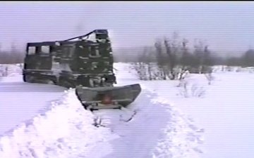 SUSV Towed Snow Plow Tests