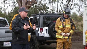 Camp Pendleton Firefighters B-Roll