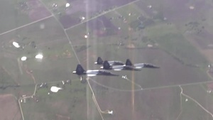 T-38C Missing-Man Flyby Rehearsal