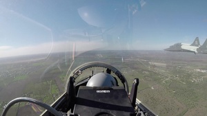 T-38C Missing-Man Flyby Rehearsal GoPro