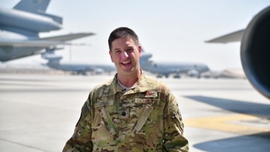 Lt. Col. Alexander Fafinski gives a shoutout to the Sacramento Kings