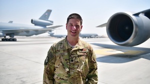 Lt. Col. Alexander Fafinski gives a shoutout to Fenway Raceway