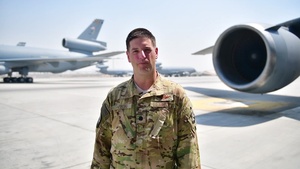 Lt. Col. Alexander Fafinski gives a shoutout for Mother's Day 2018