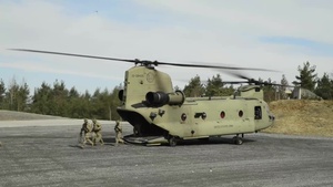1-3rd ARB, 12 CAB, 2nd Battalion, 503rd Infantry Regiment CALFEX