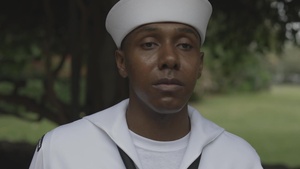 Pacific Fleet's Sailor of the Year Finalist Legalman 1st Class Eric R. Foster Interview B-Roll