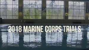 2018 Marine Corps Trials Swimming