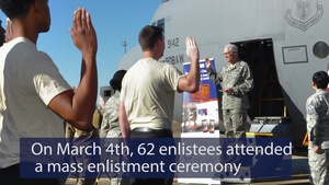 908th Mass Enlistment Ceremony