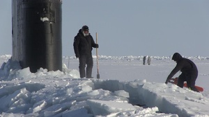 USS Hartford (SSN 768) Surfacing in the Arctic Ocean for ICEX