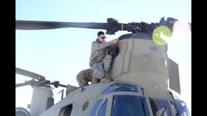 Nevada Army Guard pilots display capabilities of new F Model Chinooks