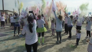 MCAS Iwakuni, Japanese locals show support, raise awareness at Color Me Aware Run (Package/Pkg)