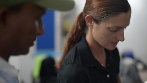 U.S. Soldiers Teach English to Local Djiboutian Children