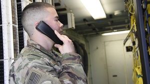 455th ECS Airman enables the mission