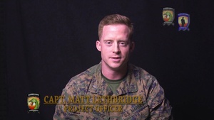 Capt. Lethbridge Discusses NCO Fellowship