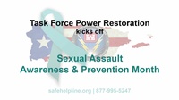 Task Force Power Restoration Kicks Off Sexual Assault Awareness & Prevention Month from Puerto Rico