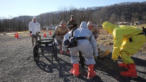 West Virginia Army National Guard Soldiers train for CERF-P mission
