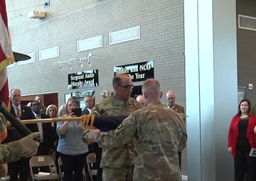 101st Airborne Division cases its colors