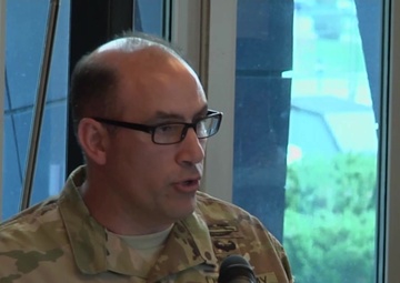 Major General Andrew Poppas' speech for casing ceremony