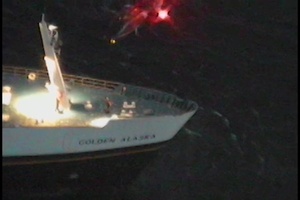 Coast Guard medevacs man from F/V Golden Alaska