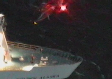 Coast Guard medevacs man from F/V Golden Alaska