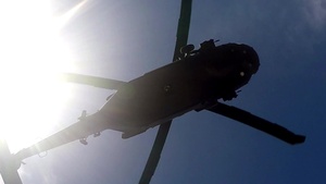 1st Air Cav Helicopter Gunnery (B-Roll)