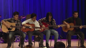 Iwakuni Middle School students play their hearts out (Package/Pkg)