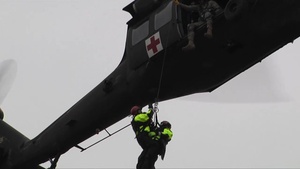 Oklahoma Guardsmen Splash Down with Task Force One - BROLL
